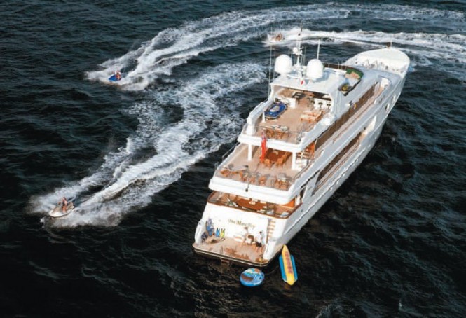 Luxury motor yacht One More Toy during Operation Cruise Luxury motor yacht One More Toy during Operation Cruise