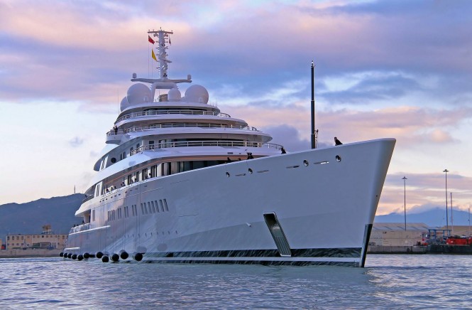Luxury superyacht AZZAM - Photo by Giovanni Romero/TheYachtPhoto.com
