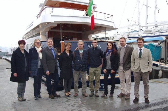 Luxury yacht Angra Too with CNT Staff