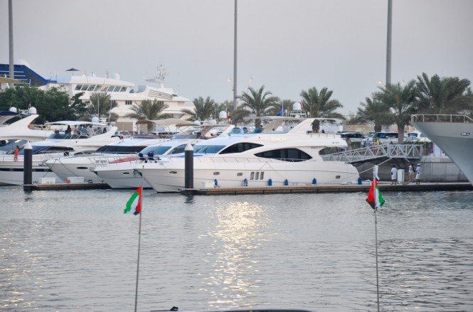 Majesty 77 Yacht at the 2014 Formula 1 Etihad Airways Abu Dhabi Grand Prix