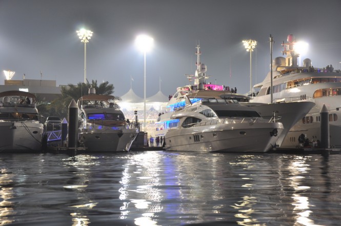 Majesty Yachts at the 2014 Formula 1 Etihad Airways Abu Dhabi Grand Prix