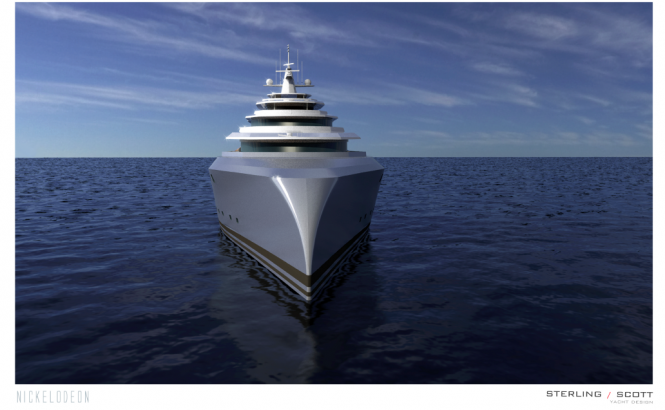NICKELODEON Yacht Concept - front view