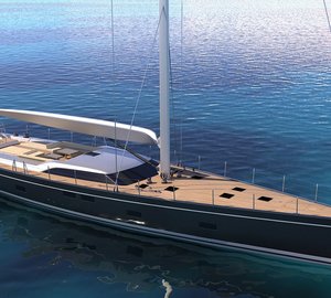New sailing yacht SW 102#04 under construction at Southern Wind Shipyard