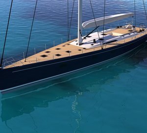 New sailing yacht SW 94#03 at final building stage at Southern Wind Shipyard