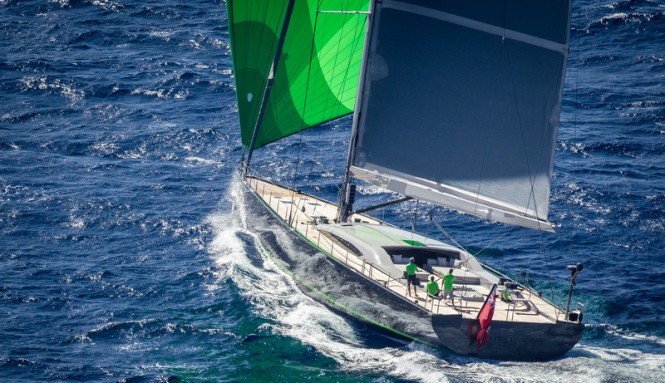 Sailing yacht WinWin - aft view - Photo by Jesus Renedo