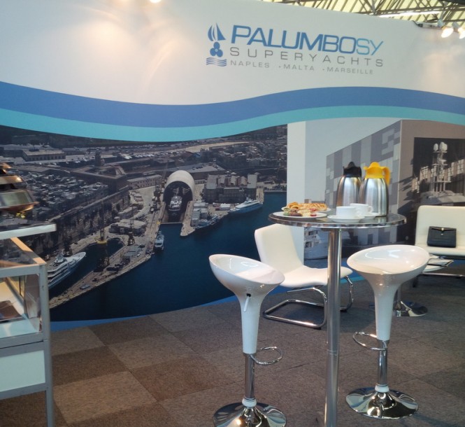 Stand of Palumbo Superyachts at METS 2014