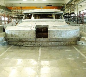 Construction update on luxury motor yacht WIDER 150’