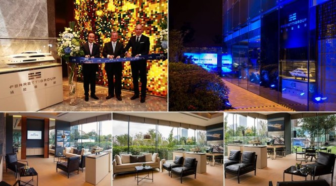 The opening of the Ferretti Group's Shanghai Showroom