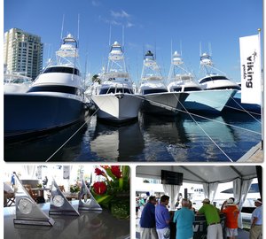 A very successful Ft. Lauderdale Boat Show for Viking Yachts