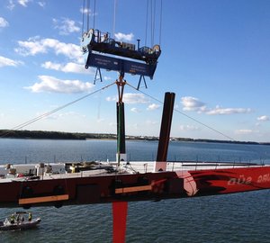 Aurora delivers 100ft Supermaxi sailing yacht COMANCHE set to debut at Rolex Sydney Hobart Yacht Race