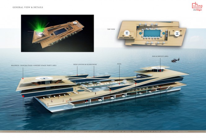 130m Uldas luxury yacht concept 