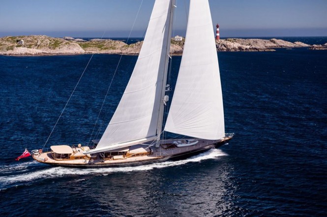 48m luxury yacht WISP (hull 393) by Royal Huisman and Hoek Design