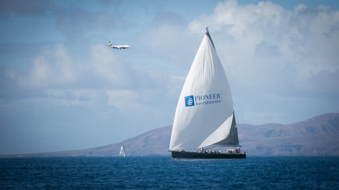 About to take off across the Atlantic - Southern Wind 94, Windfall © RORC James Mitchell