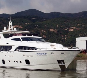 Recently delivered third Asteria 108 motor yacht Jie Peng Shi Ba Hao by Heysea Yachts