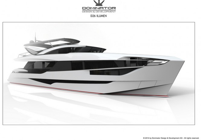 Dominator D26 M super yacht Ilumen