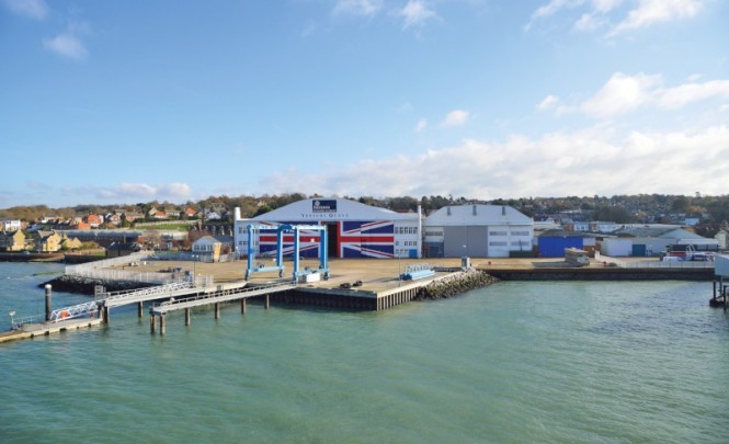 East Cowes on the Isle of Wight, UK