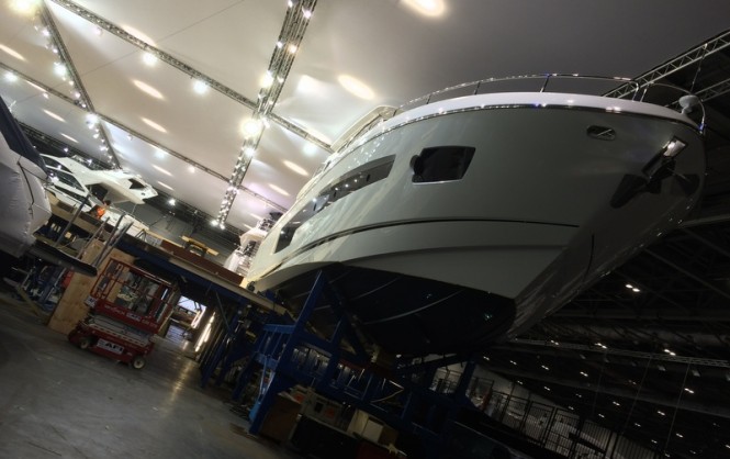 First luxury yachts at Excel London