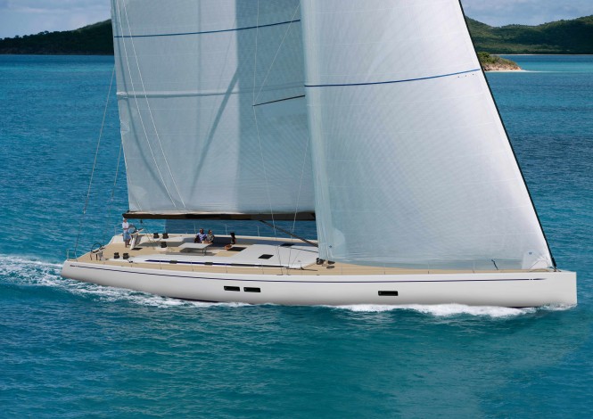 First super yacht Swan 95 by Nautor's Swan