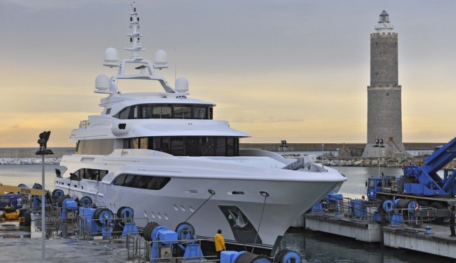 Formosa superyacht on the water