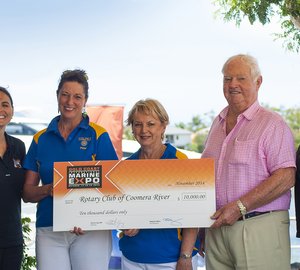 Gold Coast International Marine Expo donates $17,000 to four beneficiary charities