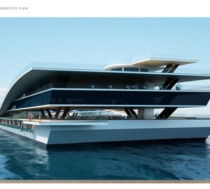 Latest 130m catamaran project by Uldas Design