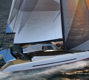Latest 35m cruising catamaran SOLSTICE concept by Andrew Trujillo