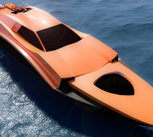 Latest 45m motor yacht F1215 concept by Francesco J. Corda