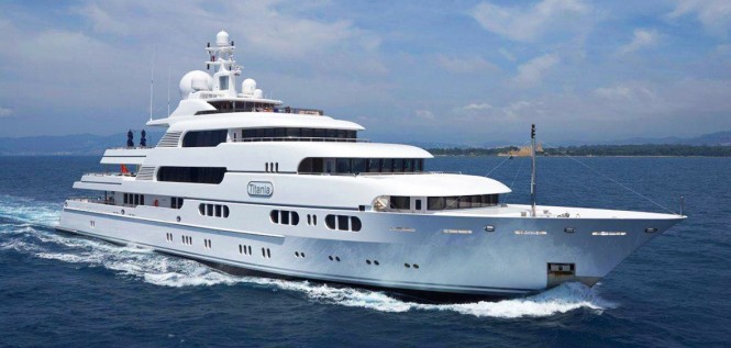 Luxury charter yacht Titania