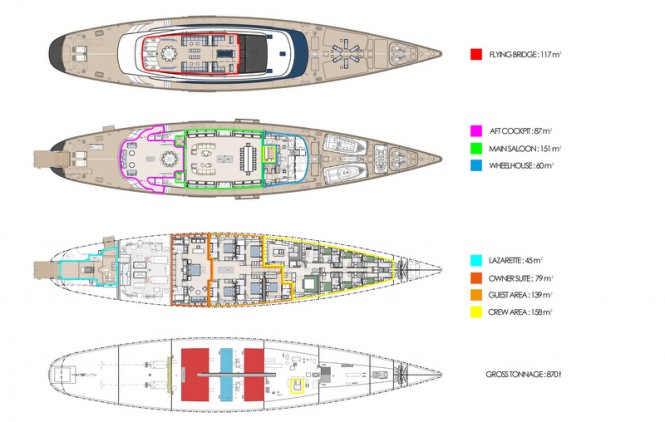 Luxury sailing yacht SYBARIS - GA