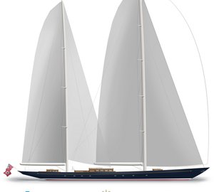 New 56m sailing yacht AQUARIUS by Dykstra Naval Architects and Royal Huisman