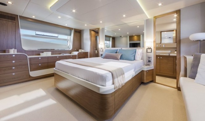 Luxury yacht Numarine 70 Flybridge - Cabin