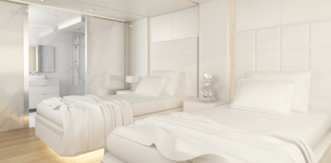 Luxury yacht Project A3 - Guest Cabin