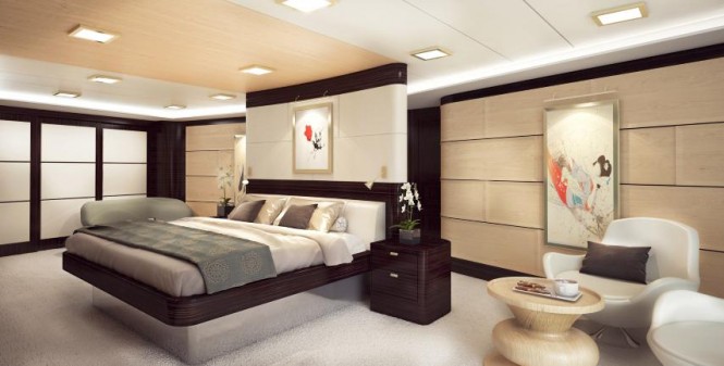 Luxury yacht SARP58 - Master Cabin