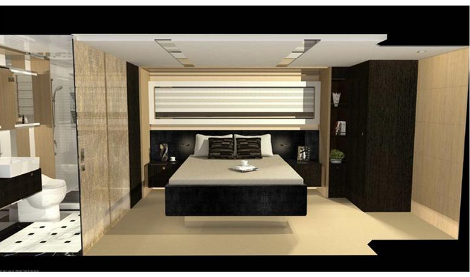 Luxury yacht V72 - Master Cabin