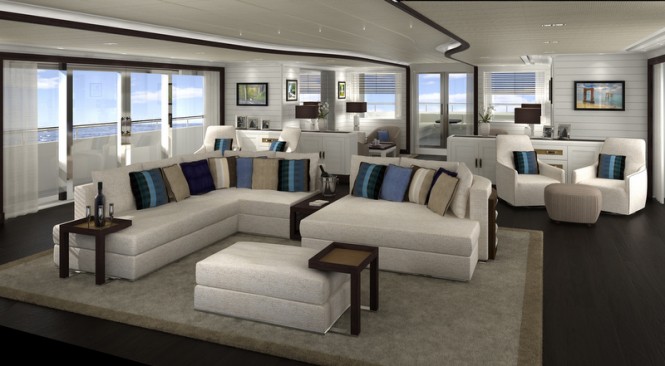Motor yacht FOREVER ONE - Main Saloon