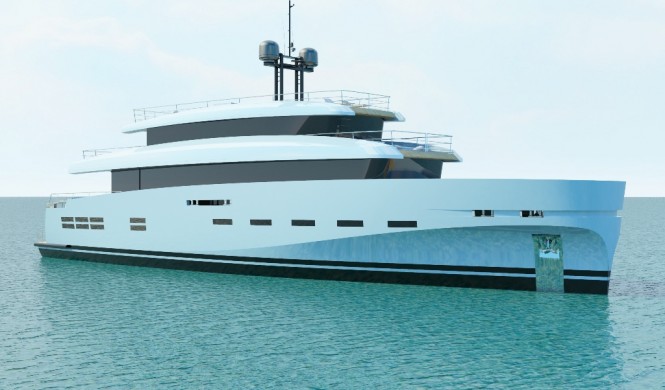 New 43m super yacht wallyace concept by Wally Yachts and Luca Bassani
