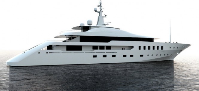 New 64m mega yacht Project A3 by Aegean Yacht