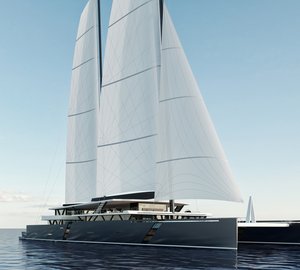 New 68m carbon fibre catamaran SV223’ concept by Sea Voyager