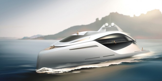 New 70m mega yacht Euphoria concept by Andrey Gusev
