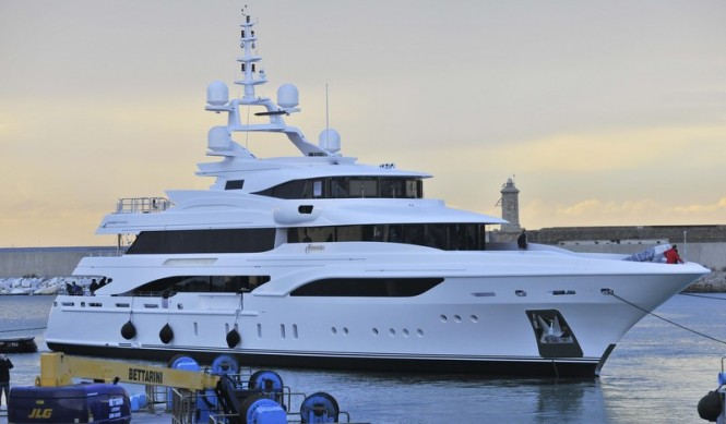 Newly launched super yacht Formosa