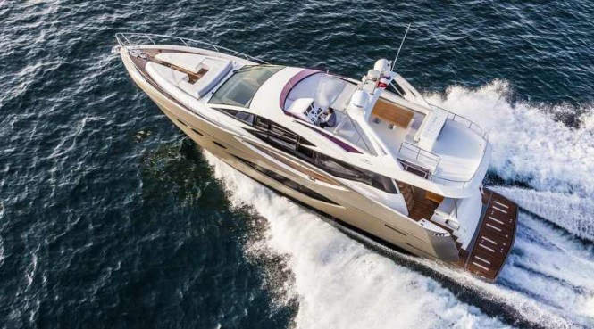 Numarine 70 Flybridge Yacht - upview