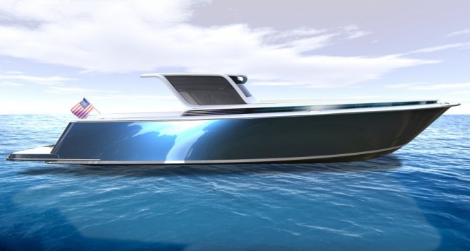 Peconic 43 luxury yacht tender concept