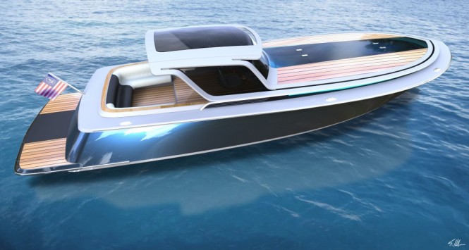Peconic 43 mega yacht tender concept by Scott Henderson
