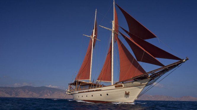 Phinisi charter yacht Si Datu Bua