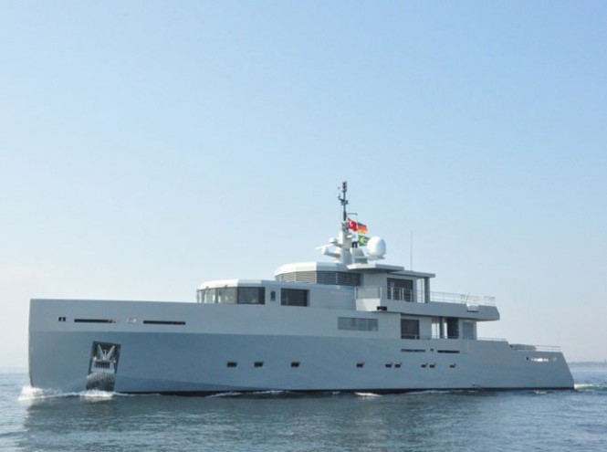 Riza Tansu superyacht So' Mar with naval architecture by Diana Yacht Design