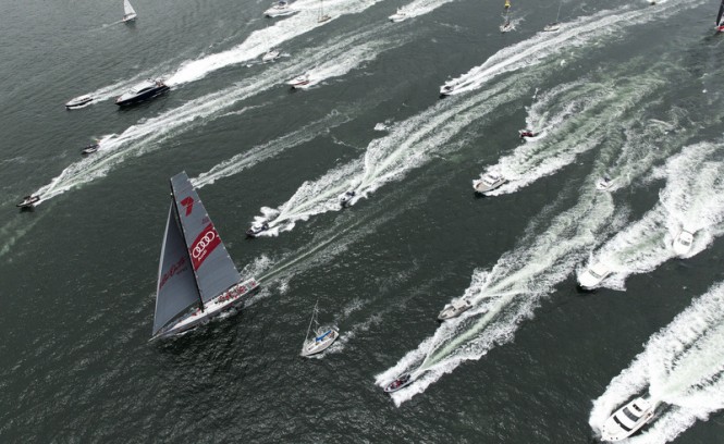 SOLAS Big Boat Challenge 2014 from above