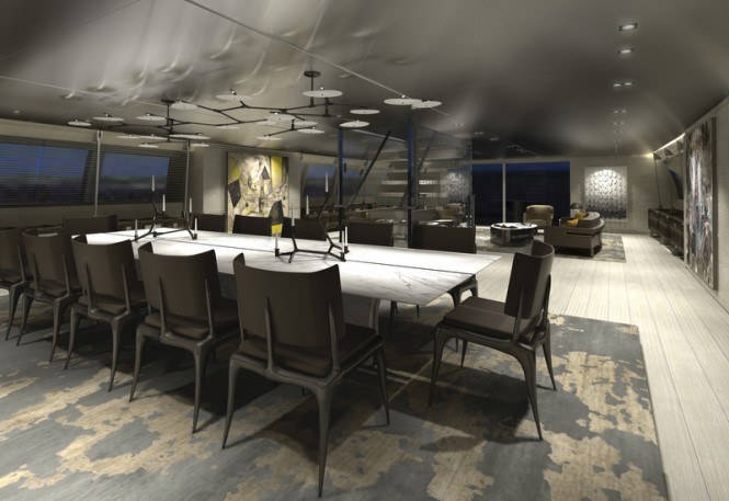 SYBARIS Yacht - Dining - Photo by PH Design