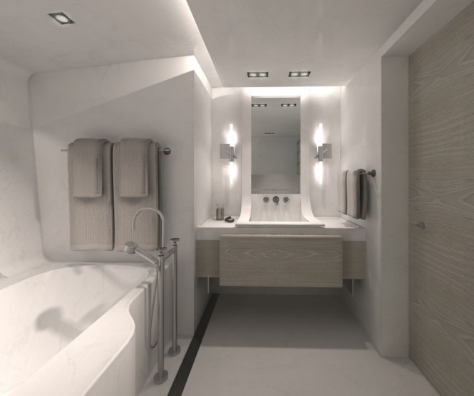 SYBARIS superyacht - Master Bathroom - Photo by PH Design
