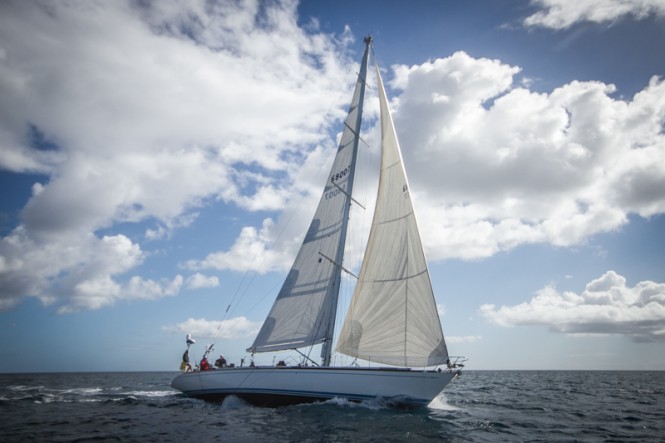Sailing yacht Yacana, Swan 68 continue on a southerly route. Image by Puerto Calero James Mitchell