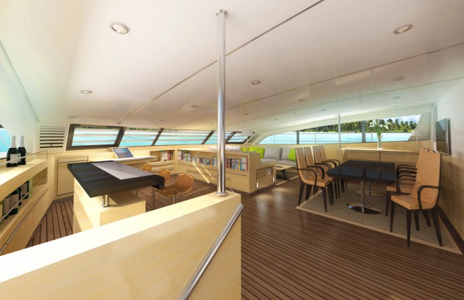 Sea-Voyager 83' yacht concept - Lounge